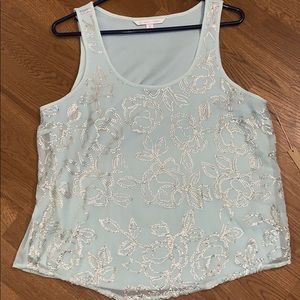 NWT Lauren Conrad Embellished Tank